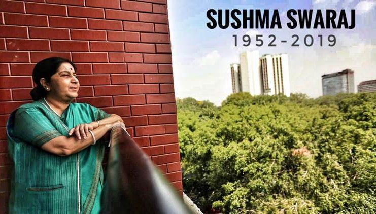 a tribute to sushma swaraj